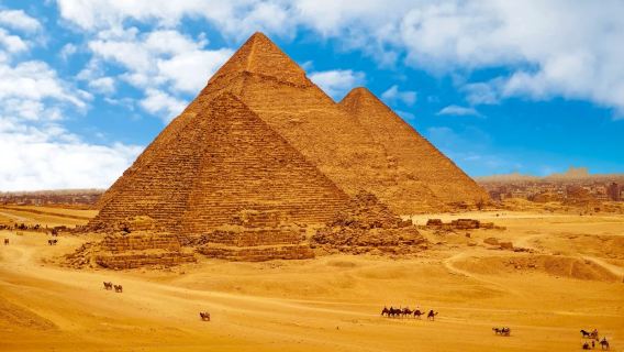 開羅金字塔群【獅身人面像】【中文導遊+門票+正規安全專車】