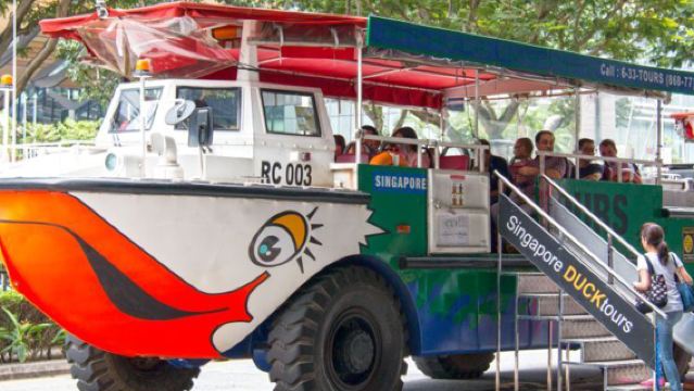 新加坡纜車+魚尾獅+濱海灣+鴨子船【精品遊A｜月銷100+】