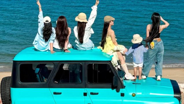 เวียดนาม: ทัวร์ 1 วันมุยเน่ ชมพระอาทิตย์ขึ้น-ตก เจ็ปซาฟารีทะเลทรายเหมารถ/รถโดยสารร่วม มุยเน่ทะเลทรายแดง-ขาวมุยเน่สายธารนางฟ้า