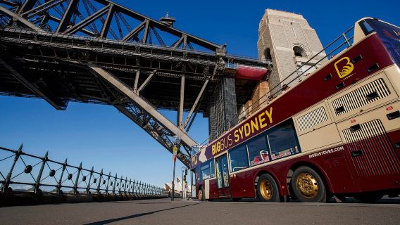Sydney big bus hop-on hop-off bus ticket | 24 hr bus ticket | 48 hr bus ticket | 90 min Sydney night tour available