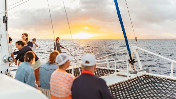 Oahu: Κρουαζιέρα με καταμαράν και κοκτέιλ στο ηλιοβασίλεμα στην Waikiki