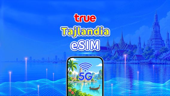 Tajlandia TrueMove 5G eSIM | Pakiet danych dzienny/łączny | 1–30 dni | Rozliczenie 24-godzinne | Kod QR