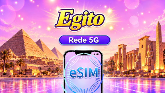 Egito | eSIM 4G/5G | Pacote diário/Dados limitados | Cobrança por 24 horas | 1-30 dias | QR code