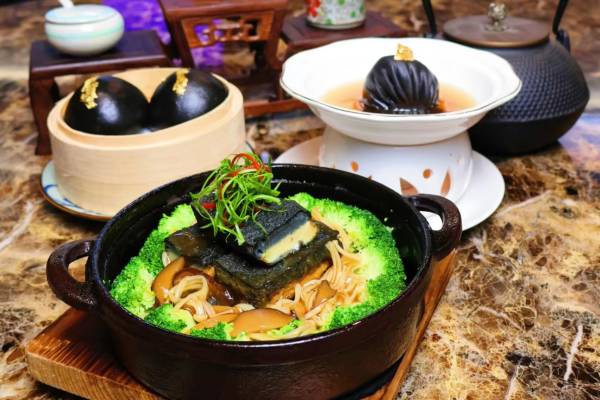 Macau [Tianchao] Restaurant Black Gold Set Meal Coupon for Two Gourmet Meal Vouchers XC