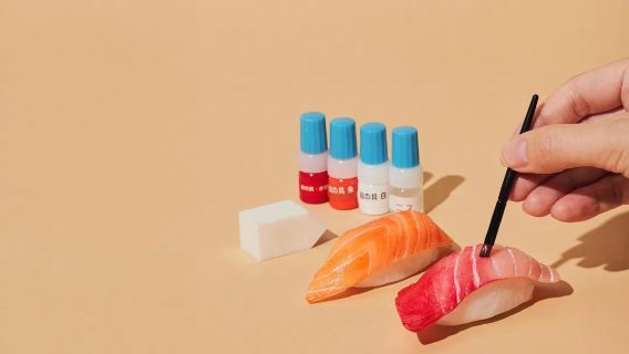 Buat Rantai Kunci atau Magnet Makanan Plastik