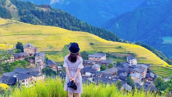 Guilin Terrazze di Longji | Terrazze di Dazhai a Jinkeng + Villaggio Yao di Huangluo [opzione + Terrazze di Ping'an] tour di un giorno