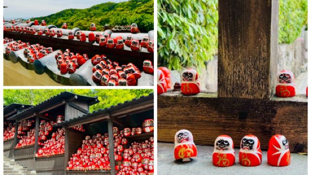 Osaka Victory Daruma Temple Day Tour | Popular Attractions Katsuo-ji, Kyoto Arashiyama, and Kiyomizu-dera Temple