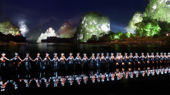 Yangshuo-Abenteuer: Fahrradtouren oder Rafting + Liu Sanjie Show