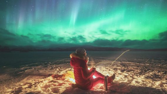 Abisko: Northern Lights Photography Tour with Dinner