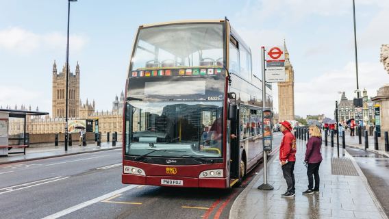 London: London Eye, Flusskreuzfahrt und Hop-On/Hop-Off-Bustour