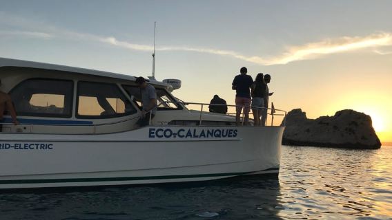 Marseille: Sunset Boat Cruise with Buffet and Organic wine