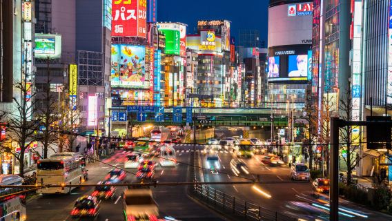 [Night bus] USJ · Umeda · Kyoto to Shinjuku · Tokyo Yaesu bus Terminal · Makuhari