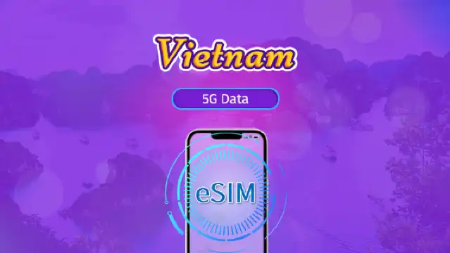 Vietnam 5G eSIM | Supports Tiktok & ChatGPT | Day Pass/Total Package | 24H Billing | 1-30 days | QR code