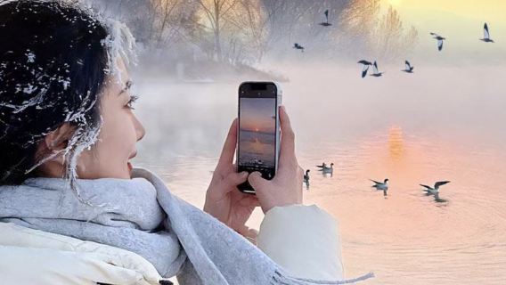 千島湖賞晨霧日出+霧凇奇觀+紅石崖雪景日落一日遊【6人小團】