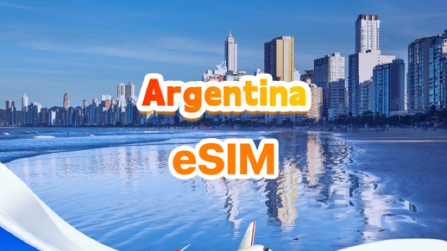 eSIM 4G Argentina | Pacchetto giornaliero/Pacchetto totale | 1 GB/giorno - totale 30 GB | 1-30 giorni | QR code
