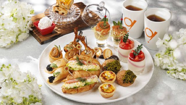 Гонконгский отель Cityview|Потрясающе|Чайный набор "Язык жасмина" ‧ Сладкий послеобеденный чай / Чайный набор "Язык душистого горошка" ‧ Голубой послеобеденный чай (для 2 персон)