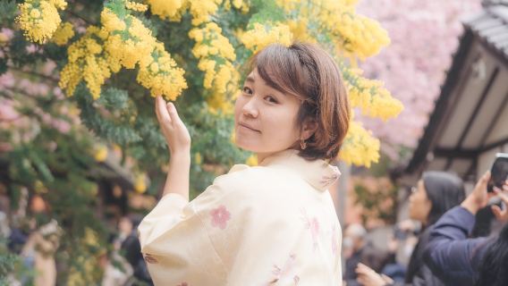 Kimono experience at Asakusa wasou
