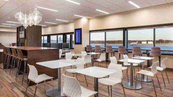 Lounge pass at CMH Port Columbus International Airport in the US|lounge pass|VIP|domestic departure rest/dining/flight waiting/transfer