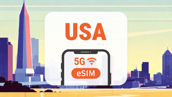 USA 5G eSIM | Lokal IP • Alla AI & TikTok | 1–30 dagar | QR-kod