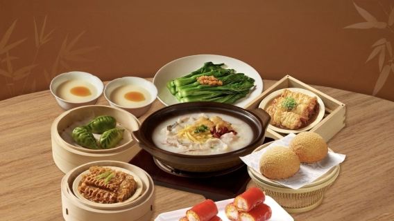 Disneytown [park tour check-in] double meal delight|Chua Lam dim sum