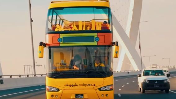 Qatar · Doha · hop-on hop-off · bus ticket · valid for 24 hours