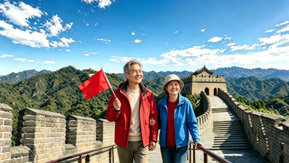 Badaling Great Wall + Summer Palace + Yuanmingyuan Park combo ticket · optional 20-person group · optional private charter with pickup