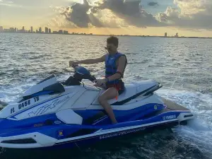 Jet Skiing in South Beach Miami with Pontoon Ride