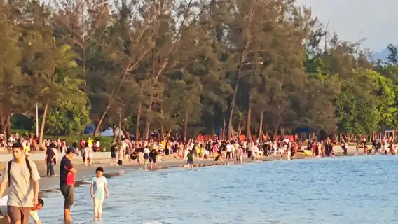 沙巴丹絨亞路海灘|夕陽立槳|海上夕陽+SUP教練+接駁服務