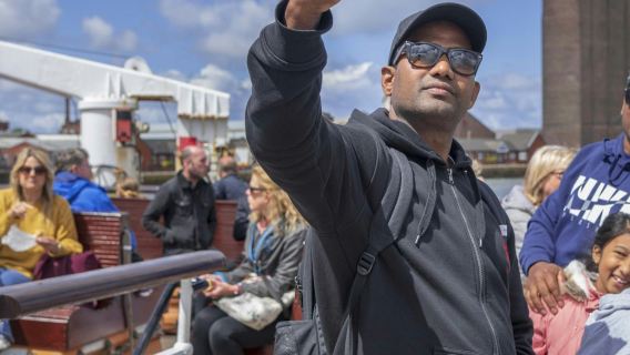 Crucero por el río Liverpool y recorrido turístico en autobús