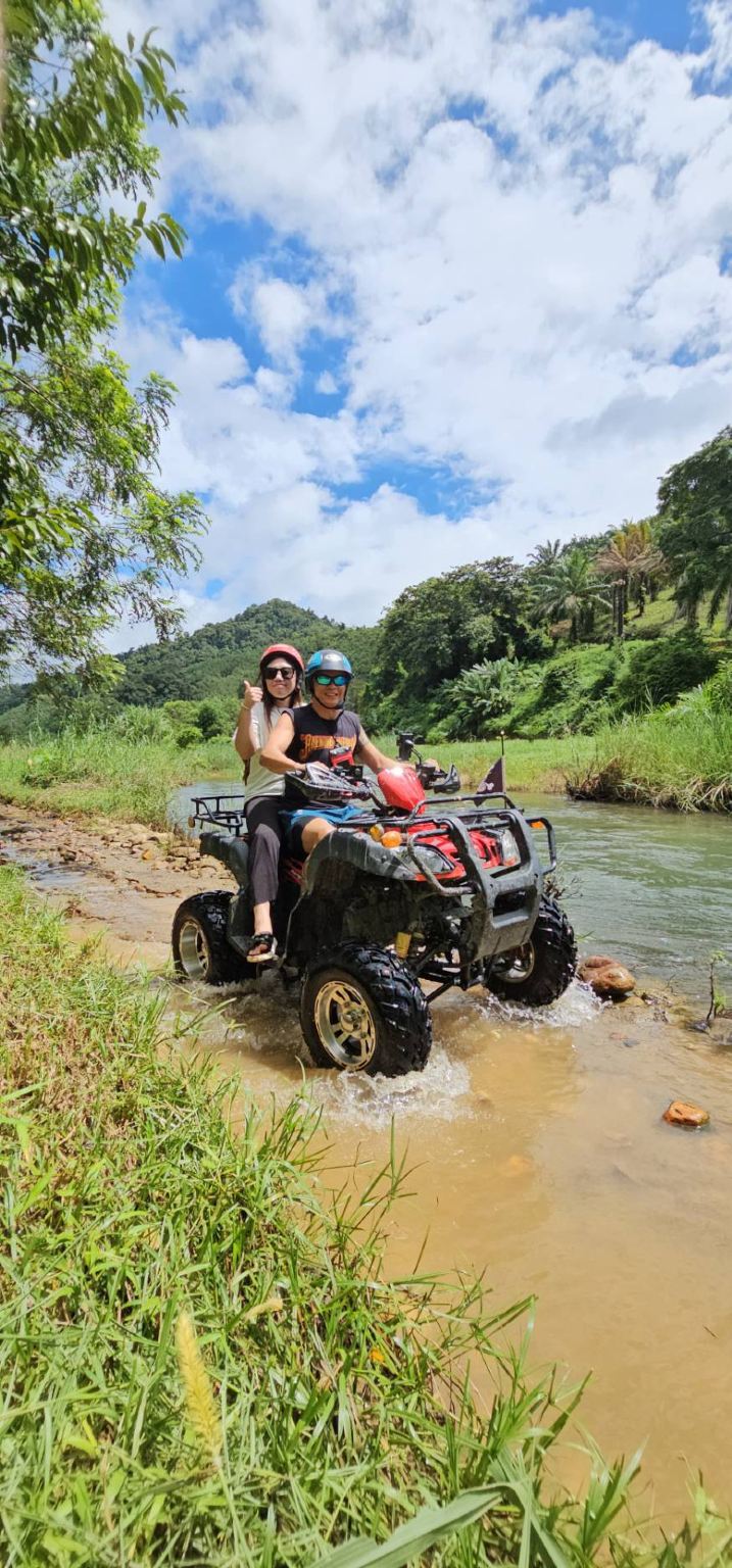 Giungla di Phang Nga + Rafting sulle rapide, Zipline + Esperienza di guida fuoristrada in ATV
