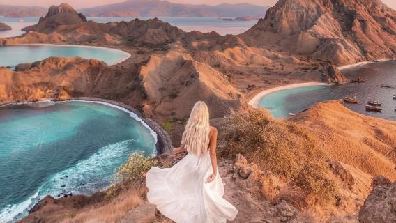 Komodo National Park one-day tour Local Pickup Presidential Speedboating/Pink Beach/Water Cave