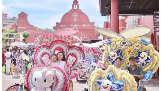 新加坡馬六甲海峽+馬六甲河+荷蘭紅屋+蘇丹王宮+聖地牙哥城堡