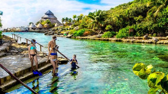 Mexico: Lawatan Sehari Sewaan Peribadi di Cancun | Muzium Bawah Air Cancun + Taman Xcaret※Boleh Disesuaikan