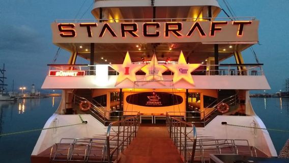 Alanya Starcraft Night Disco Luxury Yacht with Music, Foam Party & Transfer