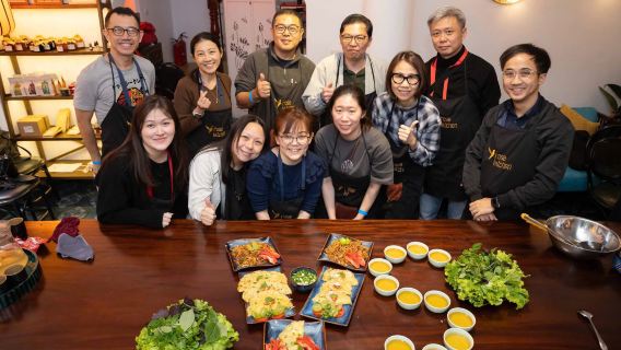 From Market to Table: Hanoi Cooking Class with Pho, Bun Cha & Your Choice of Vietnamese Coffee