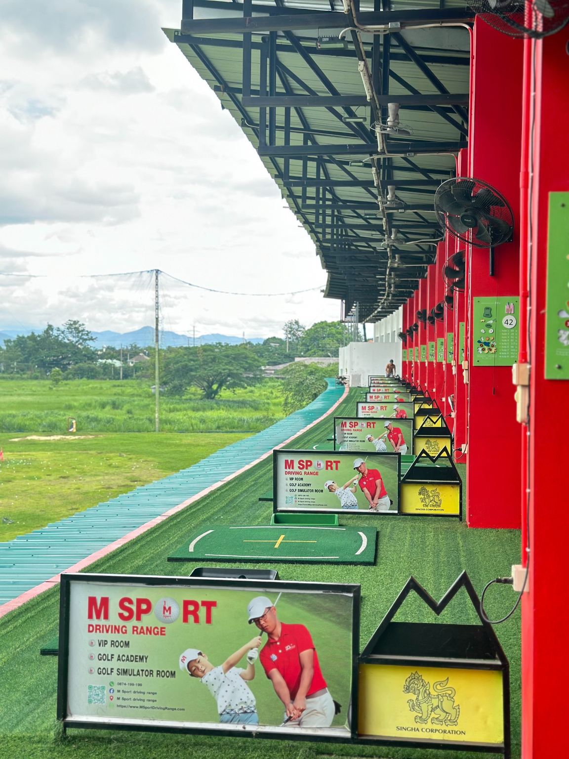 Half-day golfing at M Sport Golf Course in Chiang Mai, Thailand