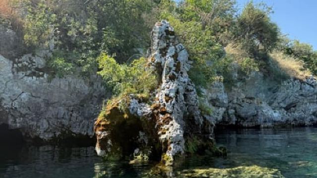 Kayaking Lake Ohrid with BBQ, from Ohrid.