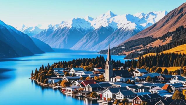 Lawatan sehari pergi-balik dari Queenstown ke Glenorchy + Arrowtown [Kumpulan kecil 2-9 orang dalam bahasa Cina]
