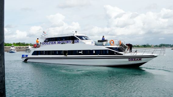 [Biglietto per la barca a Nusa Penida] Golden Mountain Fastboat - Viaggio rapido e diretto * Sicuro e senza preoccupazioni
