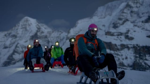 Von Interlaken: Nachtrodeln