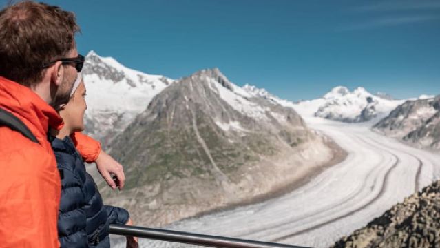 Aletschgletscher: Hin- und Rückfahrt mit der Seilbahn zum Eggishorn