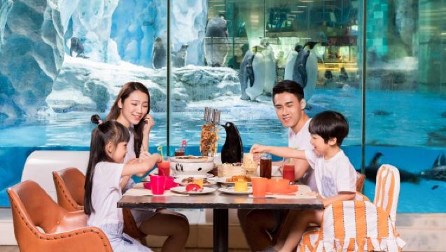 [Instant Ticket Issuance] Emperor Penguin Buffet Restaurant at Zhuhai Chimelong Penguin Hotel - Breakfast/Lunch/Dinner Vouchers for 2/3/Family [Zhuhai Chimelong International Ocean Resort]