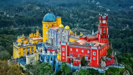 Portugal Lisbon: Sintra + Istana Negara Pena + Quinta da Regaleira + Cascais | Sewaan Peribadi Bahasa Cina