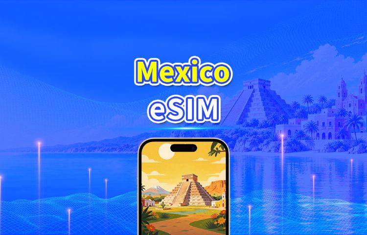 Mexico 5G eSIM | Multi-network coverage | Daily/Total Data Package | 1–30 Days | 24-Hour Billing | QR Code