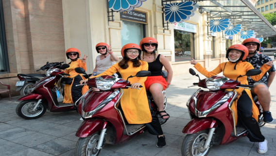 Tours en moto por Hanói dirigidos por mujeres: Tours en moto para conocer la ciudad de Hanói