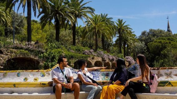 Fast Track: Park Güell & Sagrada Familia Guided Tour with Tower Access - transfer included