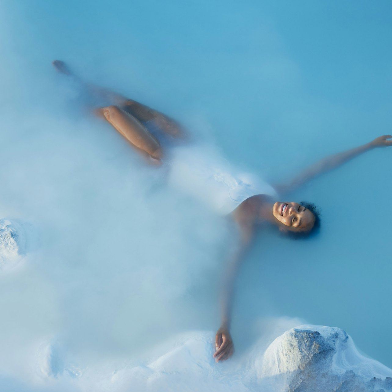 Blue Lagoon: Premium Admission with Drink, Mud Mask, Towel & Bathrobe