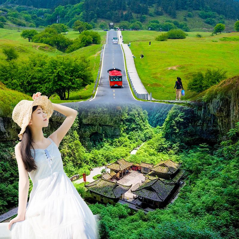 【8人團·舒適車】重慶武隆天生三橋+龍水峽地縫+烏江精華遊船