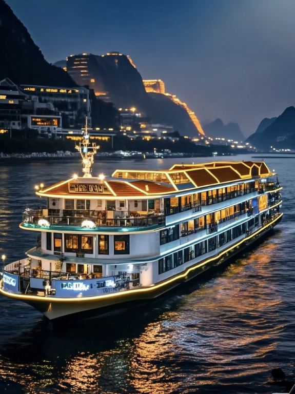 西雙版納瀾滄江遊輪（品嚐傣族風味、觀賞表演、欣賞夜景）