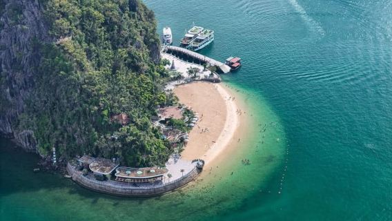 Erkunden Sie die Halong-Bucht auf der BESTEN Tageskreuzfahrt mit Kajak und Mittagessen